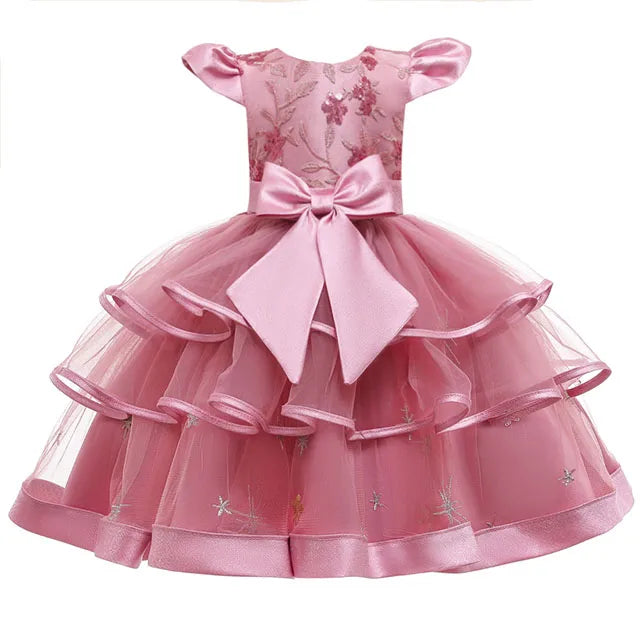 Embroidered Tutu Dress for Girls - Rey.me