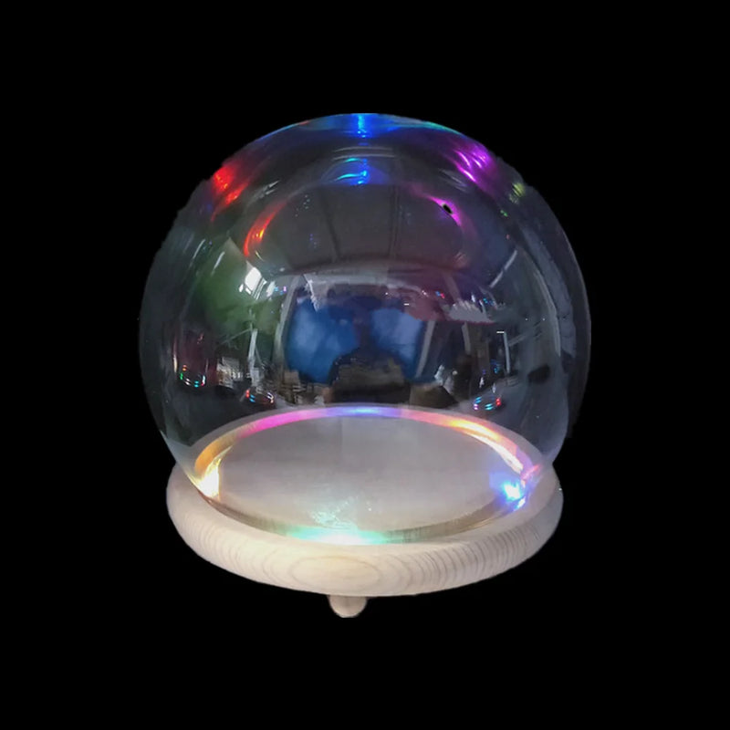 LED Glass Snow Globe - Rey.me