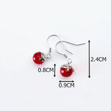 Red Snow Earrings - Rey.me