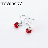 Red Snow Earrings - Rey.me