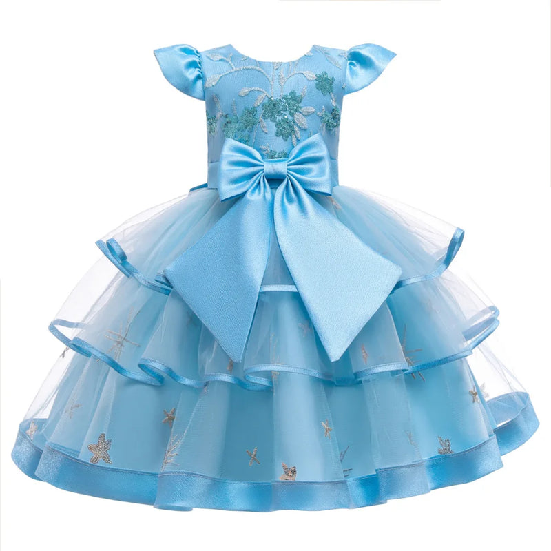 Embroidered Tutu Dress for Girls - Rey.me