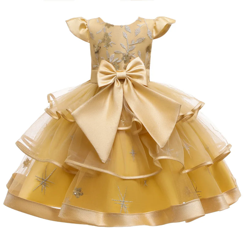 Embroidered Tutu Dress for Girls - Rey.me