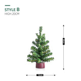 20/25/30/40cm Artificial Christmas Tree Desktop Decor Simulation Small Pine Tree Home Noel Navidad Ornaments New Year Kids Gifts - Rey.me