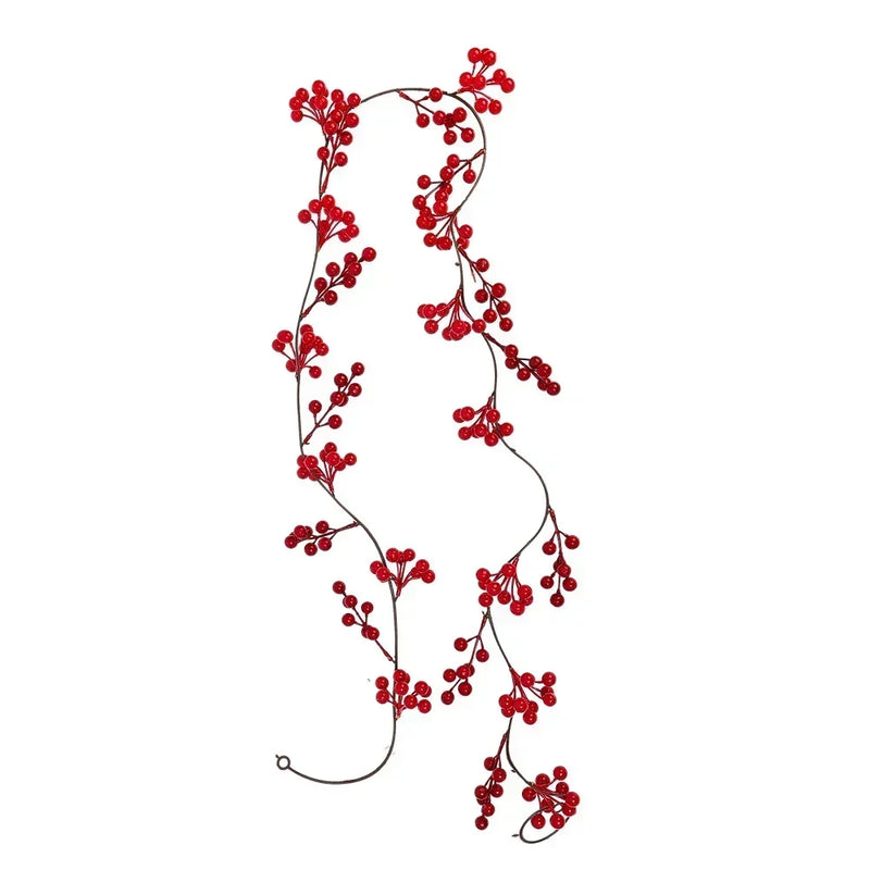 Red Berry Vine Hanging Wreath - Rey.me