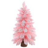 Artificial Pink Mini Christmas Tree - Rey.me