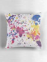 Paint Splatter Art Throw Pillow - Rey.me