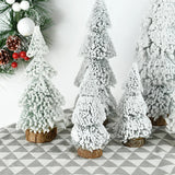 Miniature Snowy Christmas Tree - Rey.me