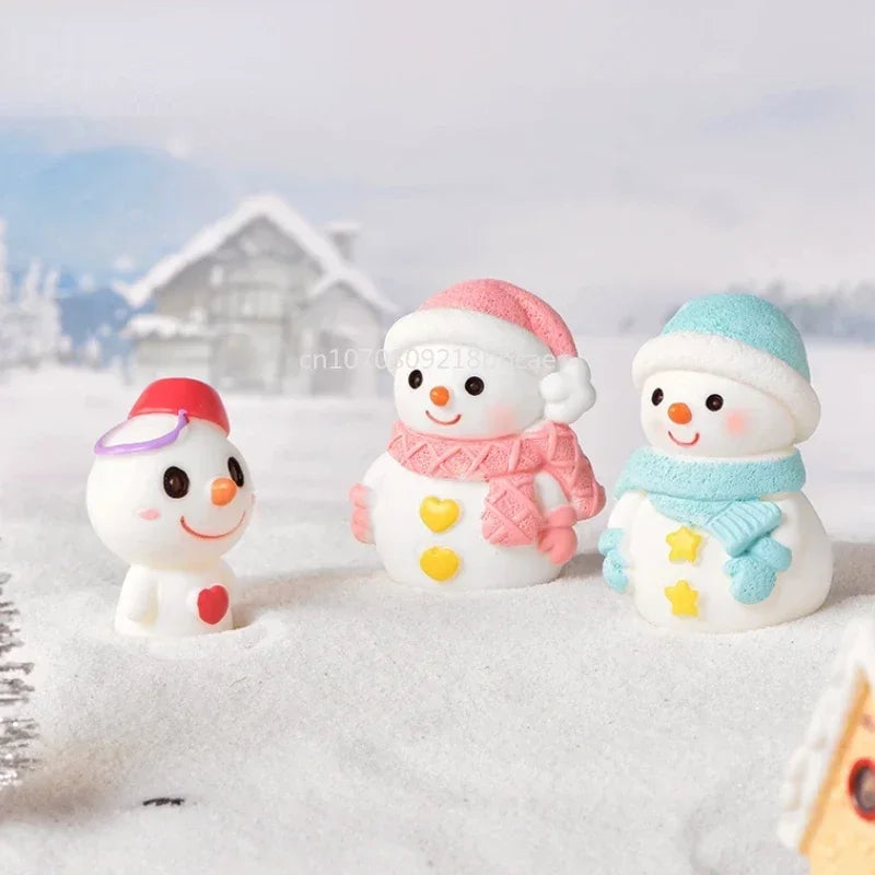 Santa & Snowman Mini Figurines - Rey.me