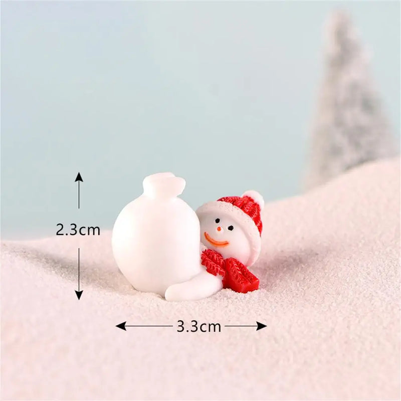 Mini Resin Christmas Figurines Set - Rey.me