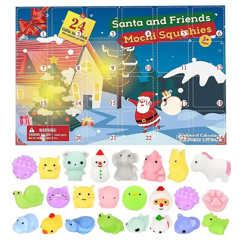 24-Pcs Christmas Animal Countdown Calendar - Rey.me