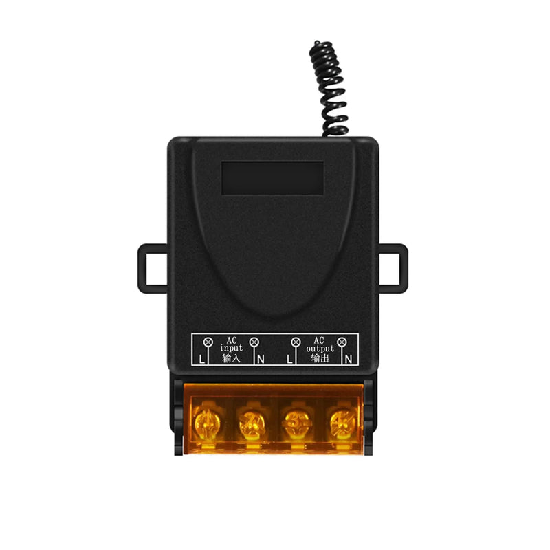 RF Wireless Remote Control Switch 433Mhz AC 110V 120V 240V 220V 30A Relay for Light Lamp Water Pump Door Access System - Rey.me