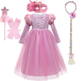 Fantasy Pink Velvet Princess Dress - Rey.me