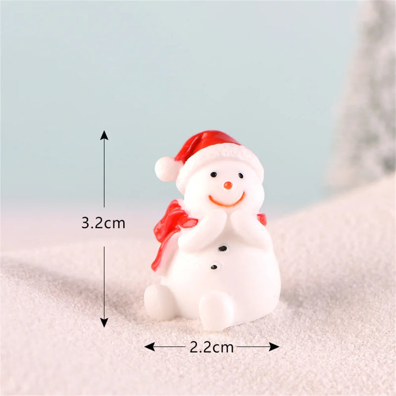 Mini Resin Christmas Figurines Set - Rey.me