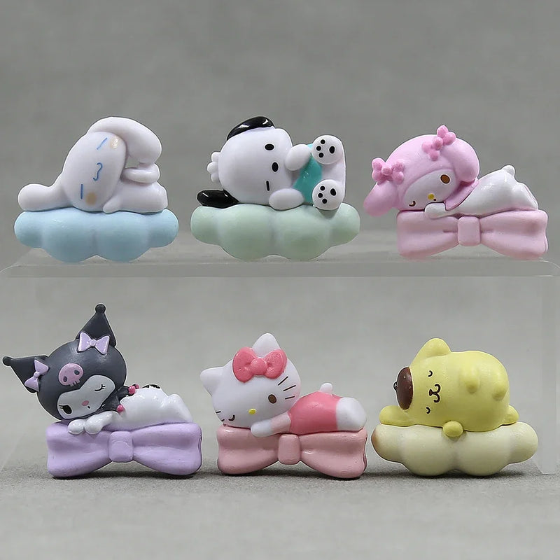 Kawaii 3cm Sanrio Figure Set - Rey.me