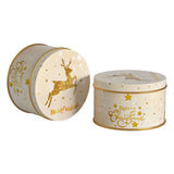 Christmas Candy Tins – Santa & Elk Printed Gift Boxes - Rey.me