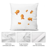 Goldfish Scattered Throw Pillow Cover - Rey.me