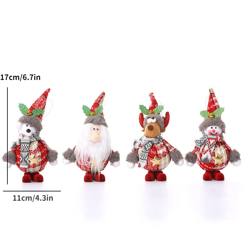 Christmas Dolls – Santa, Snowman & Deer Figurines - Rey.me