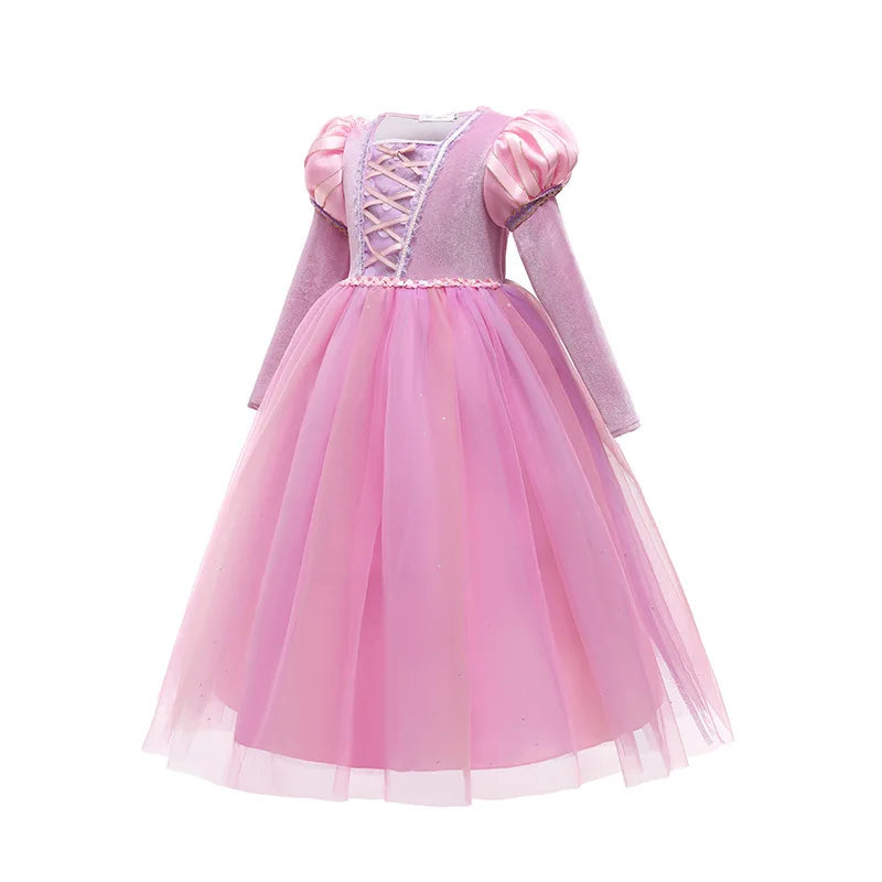 Fantasy Pink Velvet Princess Dress - Rey.me