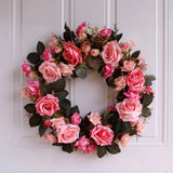 Artificial Pink Tulip Wreath - Rey.me