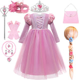 Fantasy Pink Velvet Princess Dress - Rey.me