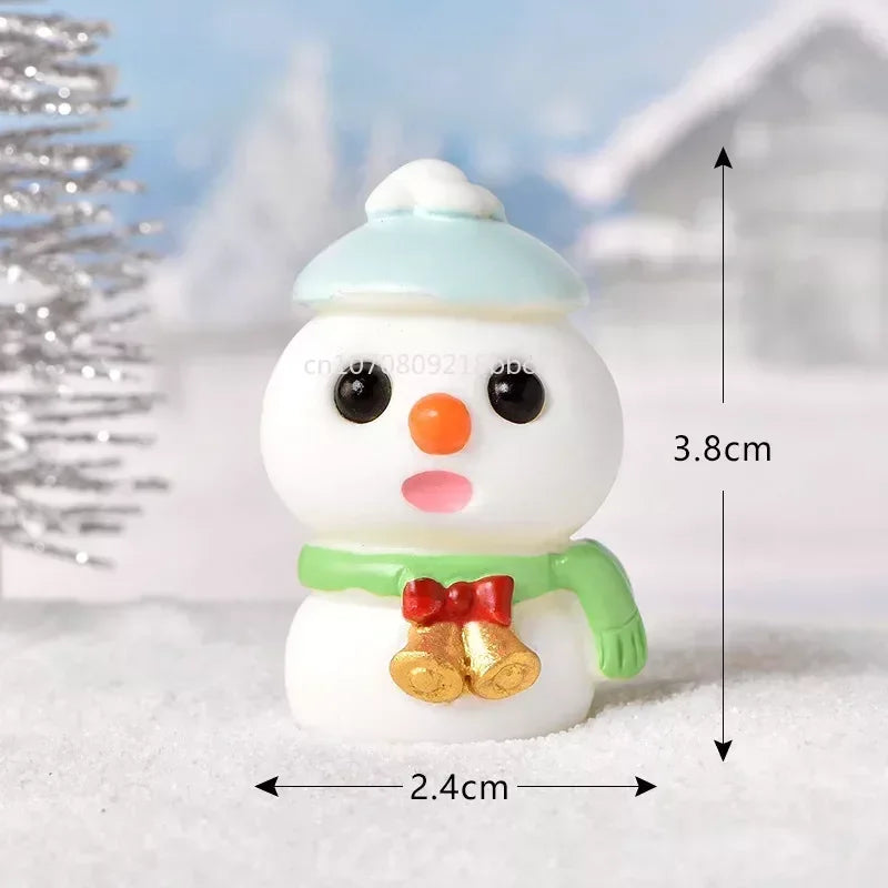 Santa & Snowman Mini Figurines - Rey.me