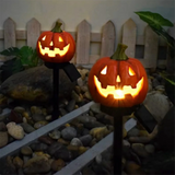 Pumpkin Solar Lights Garden Light Halloween Ghost Lights Outdoor Decor Lights Ground Lighting Home Decor,C - Rey.me