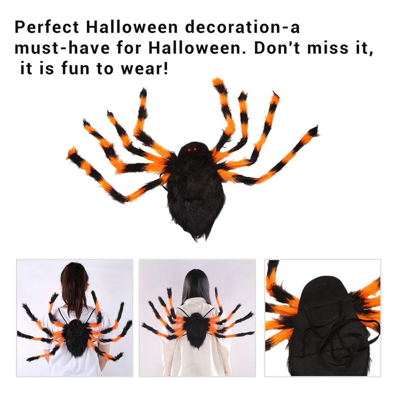 Halloween Spider Pocket Spider Fancy Dress Props Candy Spider Color Strap Big Spider A - Rey.me