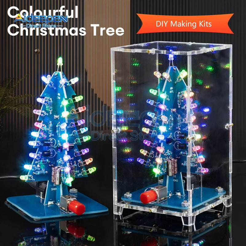 3D Christmas Tree LED DIY Kit - Rey.me