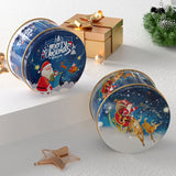 Christmas Candy Tins – Santa & Elk Printed Gift Boxes - Rey.me