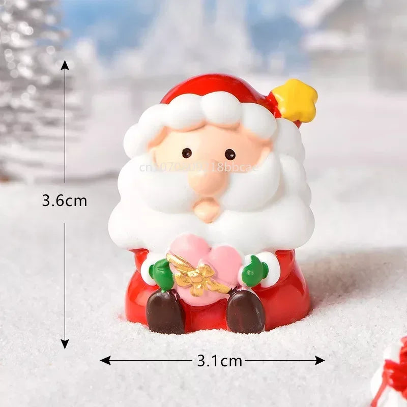 Santa & Snowman Mini Figurines - Rey.me