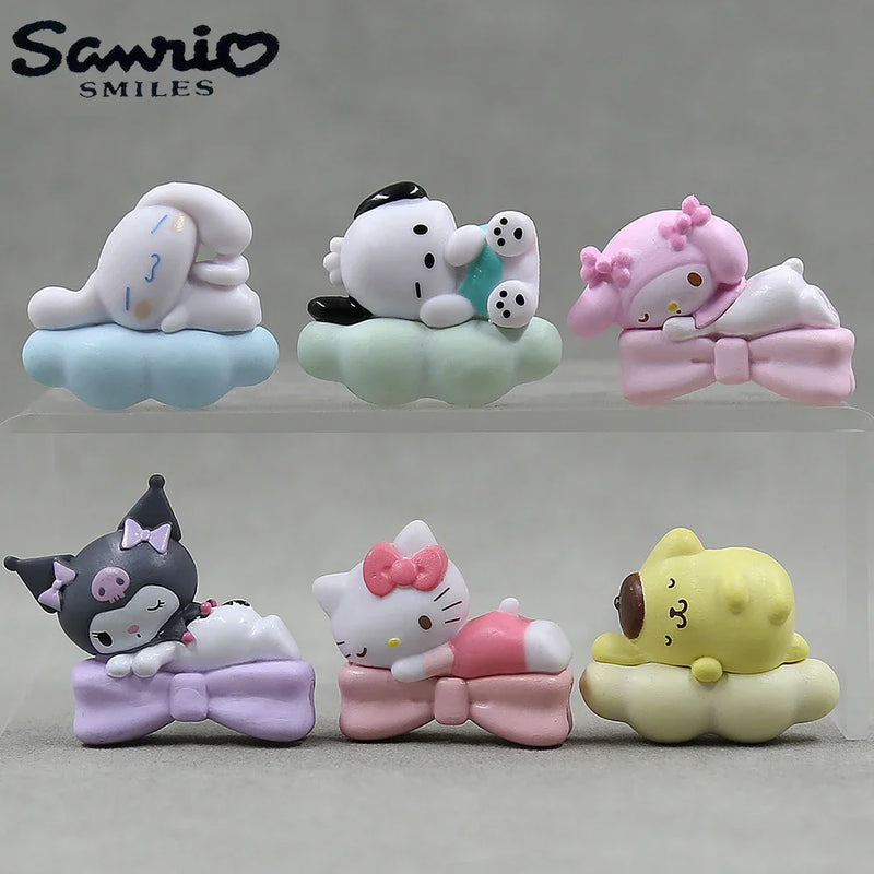 Kawaii 3cm Sanrio Figure Set - Rey.me