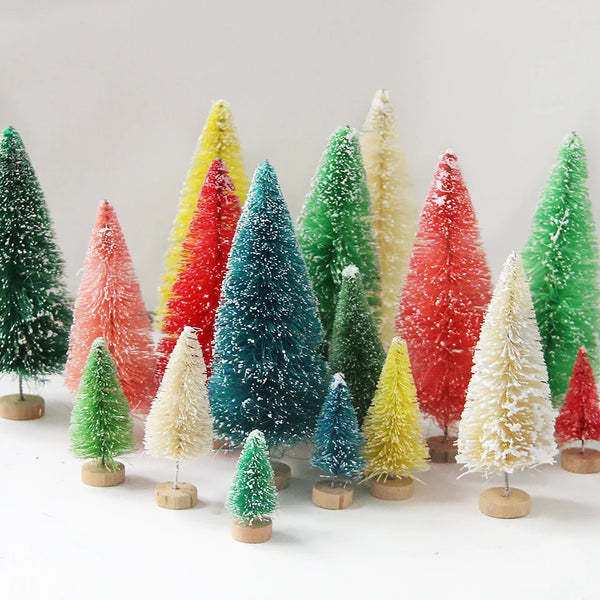 8PCS Colorful Mini Christmas Trees - Rey.me