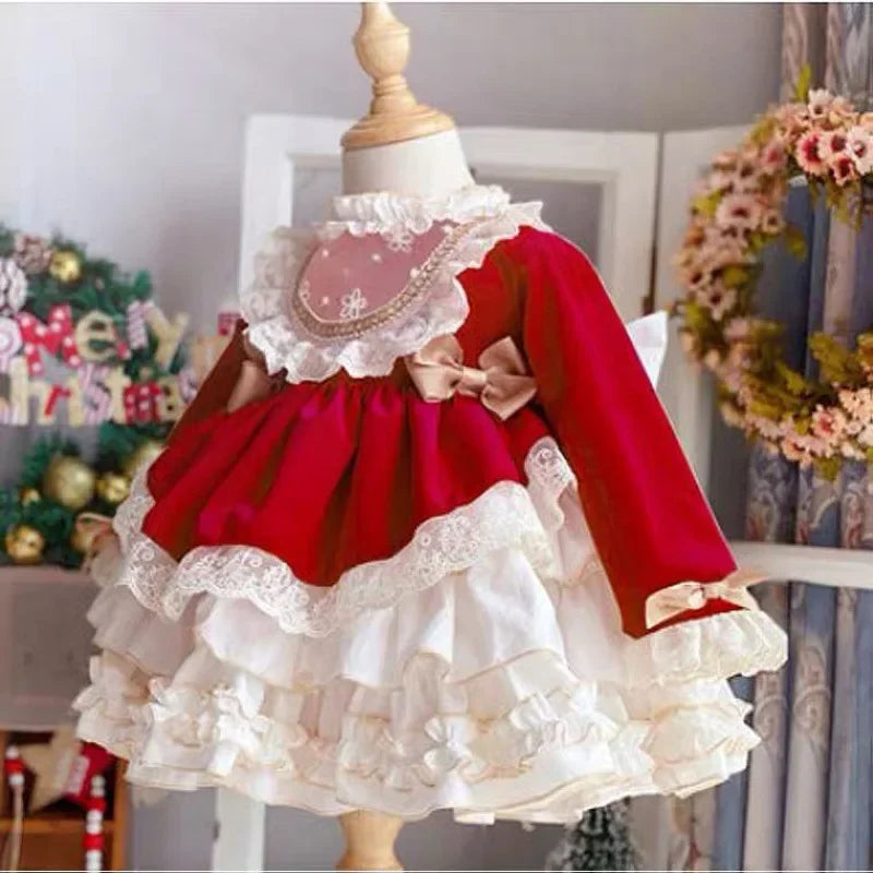 Elegant Girls' Christmas Dress - Rey.me