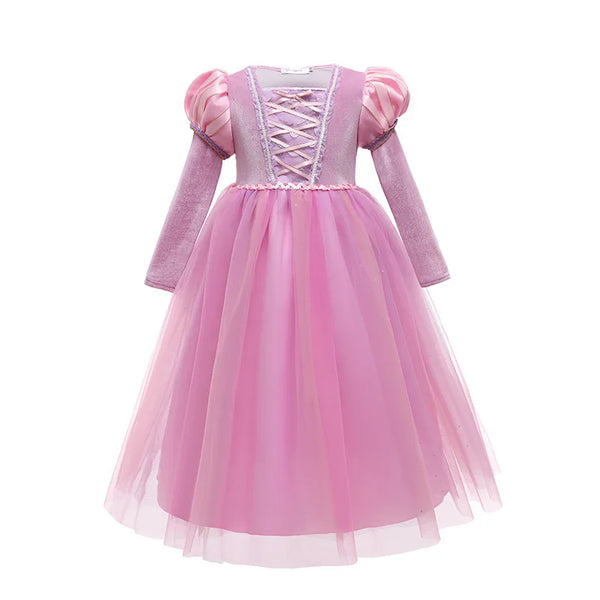 Fantasy Pink Velvet Princess Dress - Rey.me