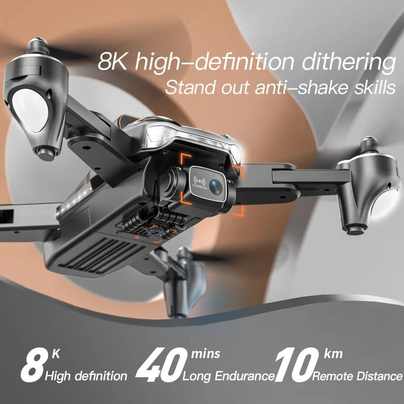 Xiaomi P11 Pro Max Drone 8K 5G Wifi GPS Professional HD Aerial Photography Dual-Camera 360° Obstacle Avoidance Quadcopter 10000M - Rey.me