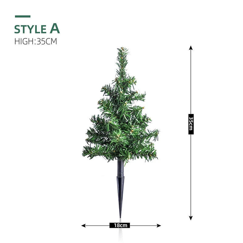 20/25/30/40cm Artificial Christmas Tree Desktop Decor Simulation Small Pine Tree Home Noel Navidad Ornaments New Year Kids Gifts - Rey.me