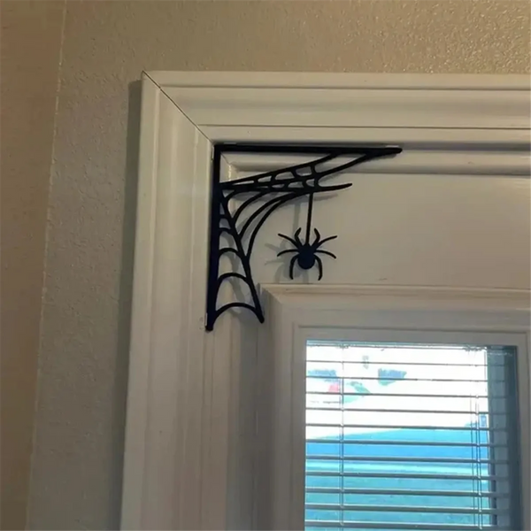 Door Frame Corner Decor Bird Decor Wall Sticker Door Corner Halloween Corner Spider Web Decor Sign Door Trim for Home A - Rey.me