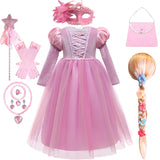 Fantasy Pink Velvet Princess Dress - Rey.me