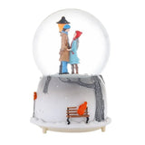 Musical Snow Globe with Base, Couple Statue, Night Light, Music Box, Crystal Ball, Home Decor - Rey.me