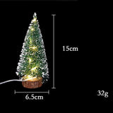 Mini Pine Tree with Lights & Base - Rey.me