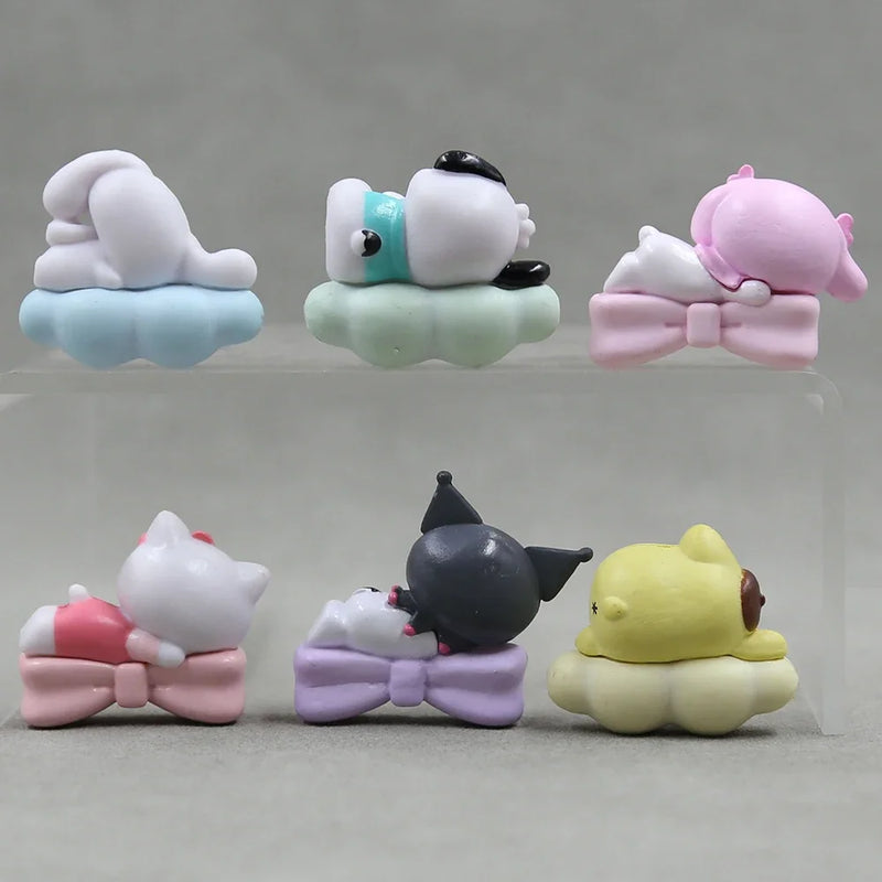 Kawaii 3cm Sanrio Figure Set - Rey.me