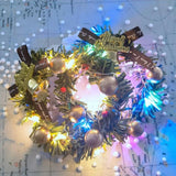 Mini Christmas Garland Wreath for Dolls - Rey.me