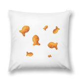 Goldfish Scattered Throw Pillow Cover - Rey.me