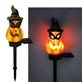 Pumpkin Solar Lights Garden Light Halloween Ghost Lights Outdoor Decor Lights Ground Lighting Home Decor,C - Rey.me