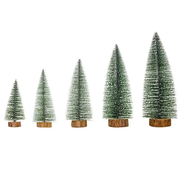 Mini Pine Needle Christmas Trees - Rey.me