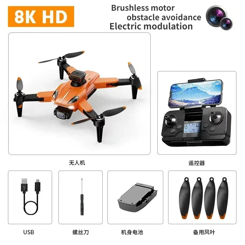 Xiaomi P11 Pro Max Drone 8K 5G Wifi GPS Professional HD Aerial Photography Dual-Camera 360° Obstacle Avoidance Quadcopter 10000M - Rey.me