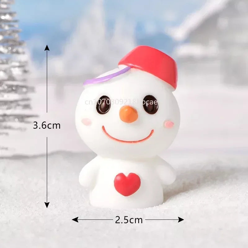 Santa & Snowman Mini Figurines - Rey.me