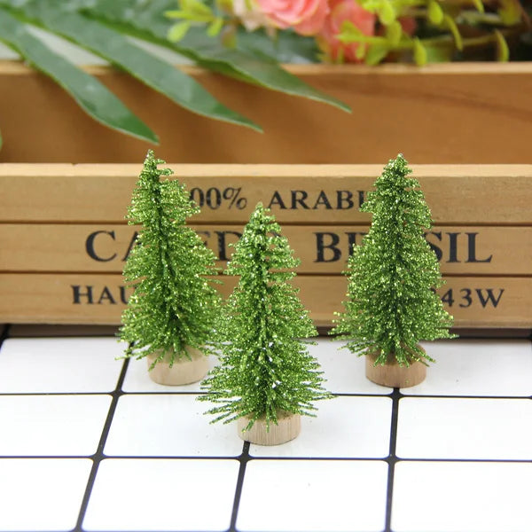 Mini Pine Tree Decorations (10pcs) - Rey.me