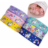 5m Cartoon Printed Grosgrain Ribbon - Rey.me