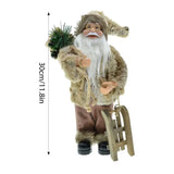 Standing Santa Claus Dolls – Christmas Ornaments for Decor - Rey.me